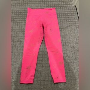 Zyia gold fleck light and tight leggings